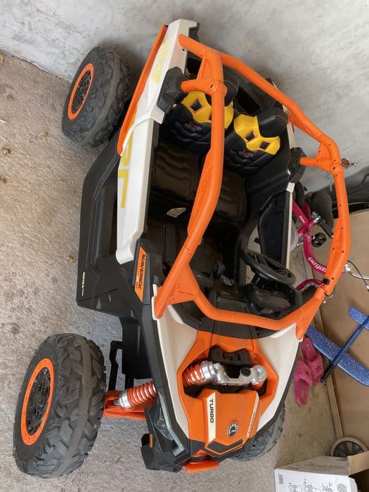 Masinuta UTV electric Premier Can-Am Maverick Speed RC, 2 locuri, 24V