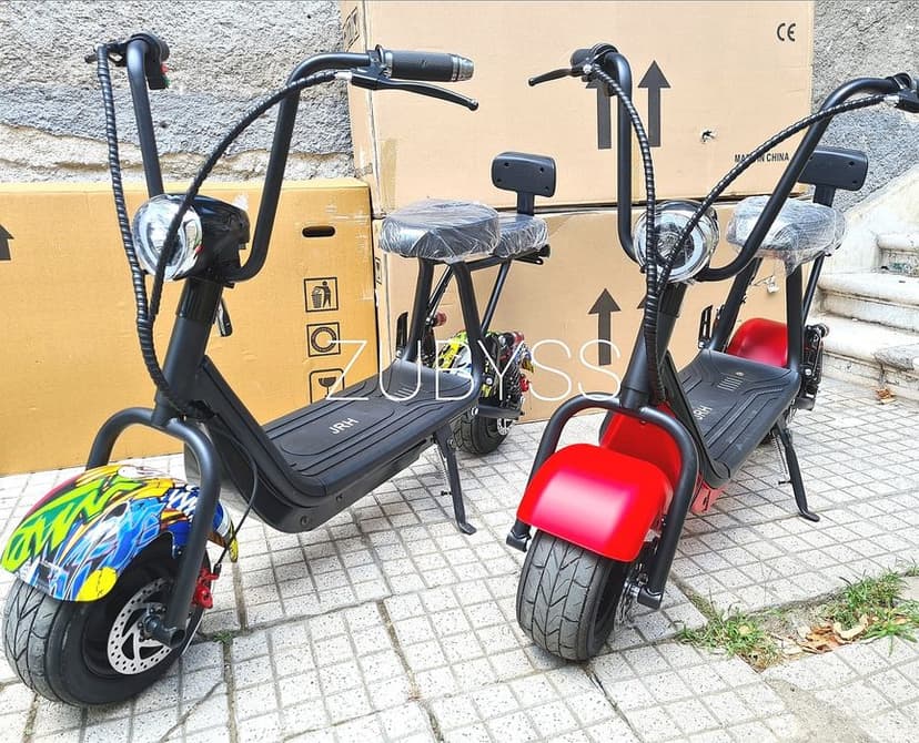 Scuter Electric Copii Mini Harley Baterie 12 Ah 48V 40kmh Viteza