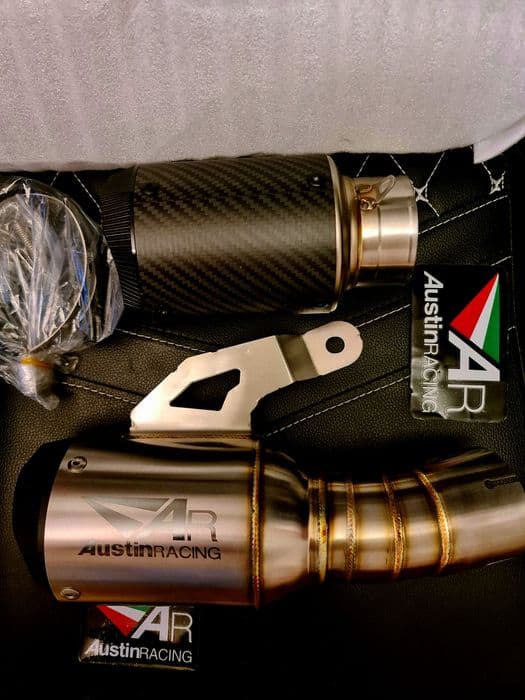 Evacuare Austin Racing S1000RR 2025 / toba moto Akrapovic 60mm toba s1