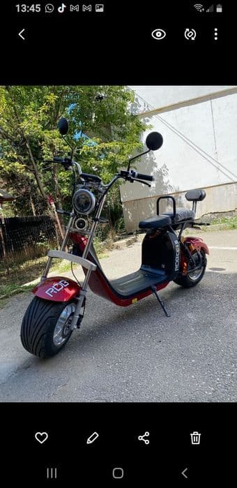 Scuter electric inscris