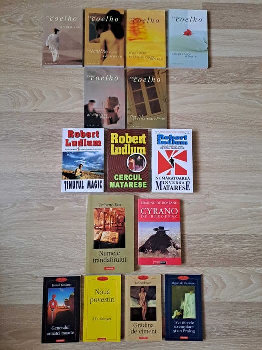 Lot 9 carti succese univ(Robert Ludlum)-si bonus 3 carti James Clavell