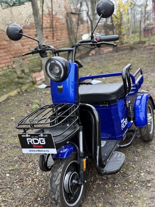 Tricicleta electrica RDB Sinoe fara permis, 500W, 2022, 25 km/h