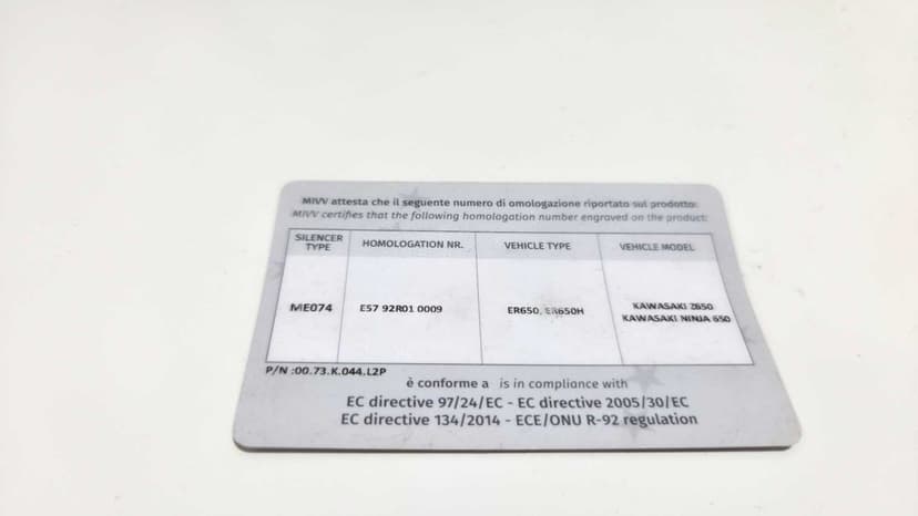 Toba evacuare Mivv GP Pro Carbon Kawasaki Z650 /Ninja 650 2017-2023