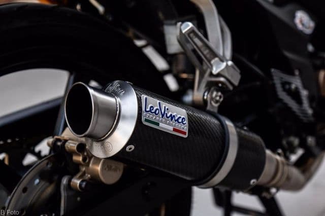Evacuare moto Leovince GP corsa replica/ toba moto omologare stantata