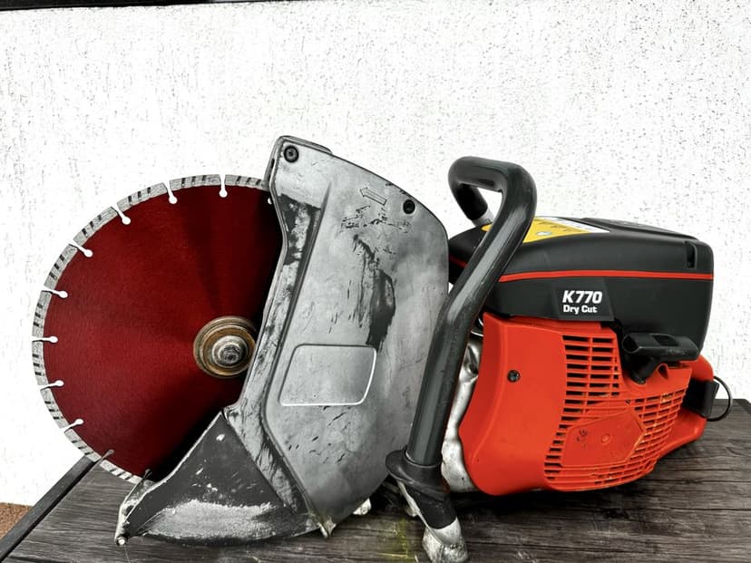 Drujba beton Husqvarna K770 DryCut, cu turbina de aspirare!