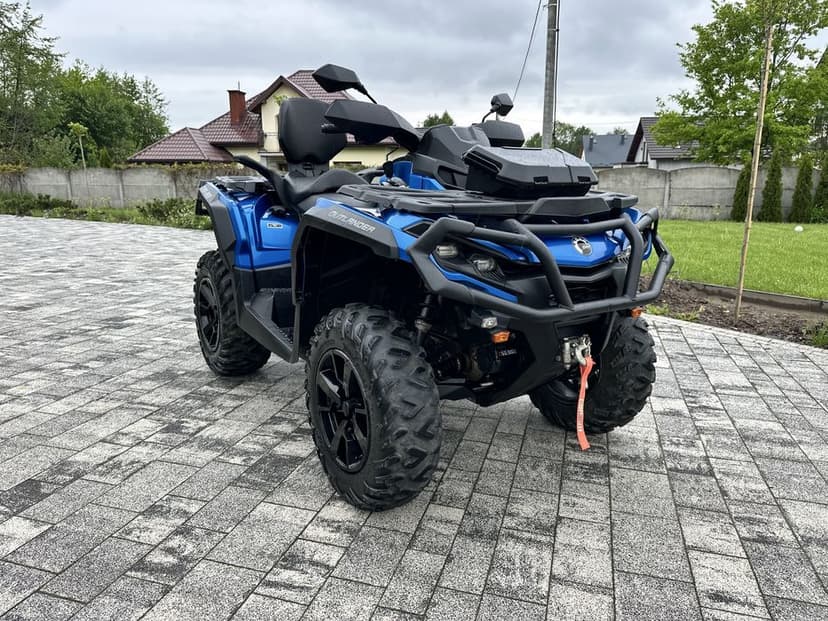 Quad CAN-AM Outlander 650 max XT lift - 2023r, 2cyl Rotax, ledy, zarejestrowany