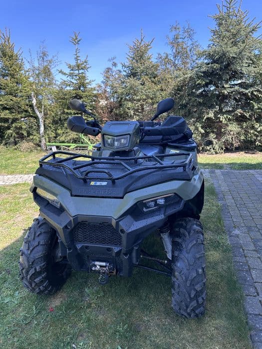 POLARIS SPORTSMAN 570 EPS 2023r Zarejestrowany Led wyciągarka kufer 4x4 wspomaganie