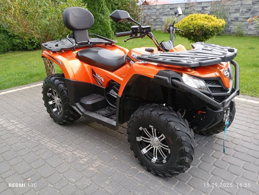 QUAD CFMOTO 450L Long 4x4 blokady Led Homologacja
