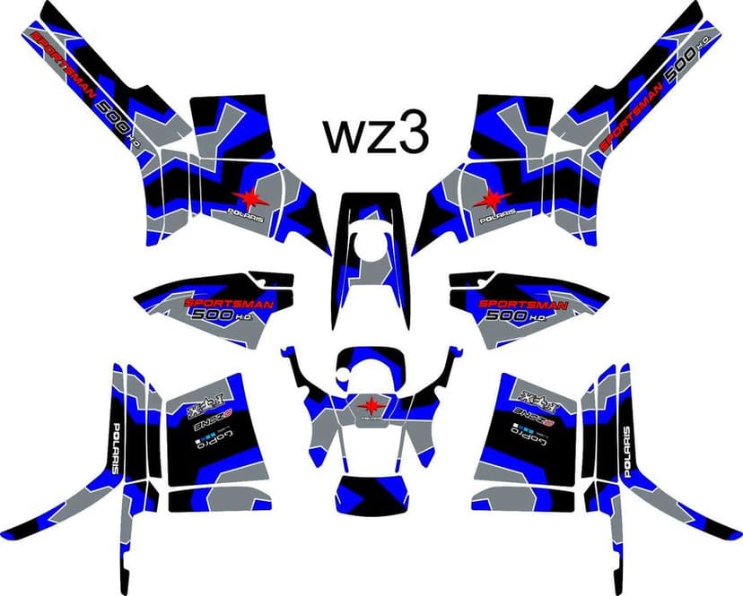 Naklejki Polaris Sportsman 500 Okleina