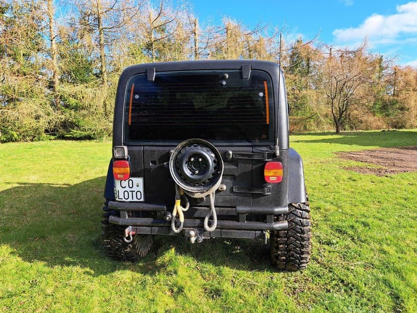 jeep wrangler tj off road 1999 rok 4.0 opona 37 cali mosty patrol