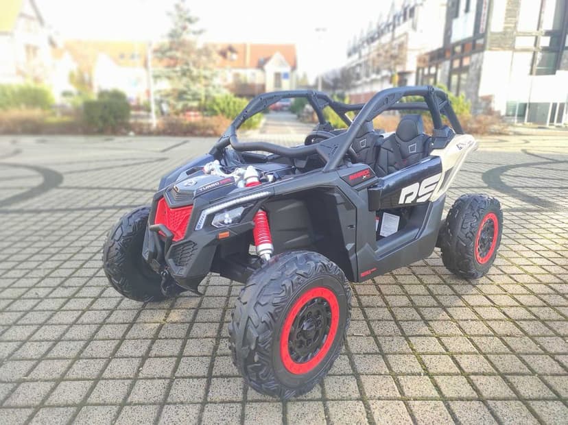 Pojazd Buggy CAN-AM Maverick 3 Turbo RR Czarny 4x200w + Pilot