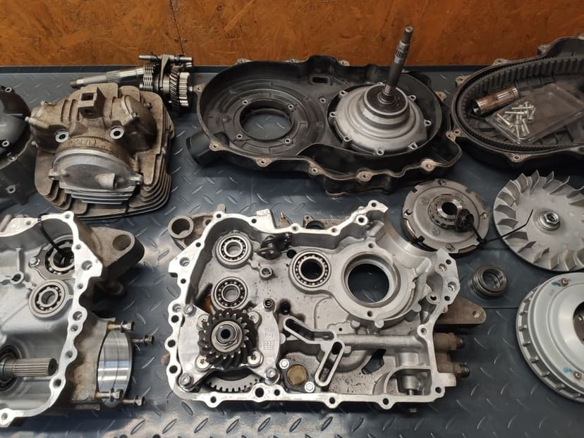 Części Yamaha grizzly kodiak 350 Wał Głowica Silnik Skrzynia