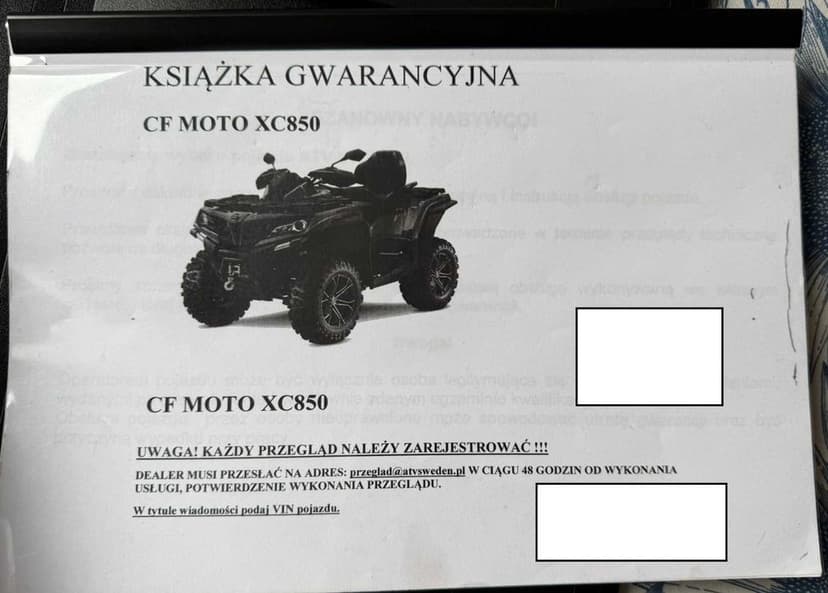 CF moto, CFORCE 850 XC    !Polecam!