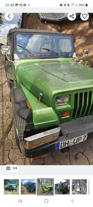 Jeep Wrangler 2.5  Bardzo ładny