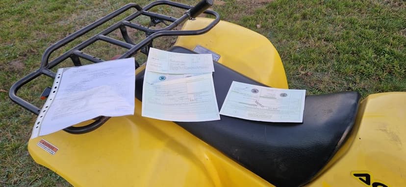 Quad Honda Barossa 250  2006r. Homologacja