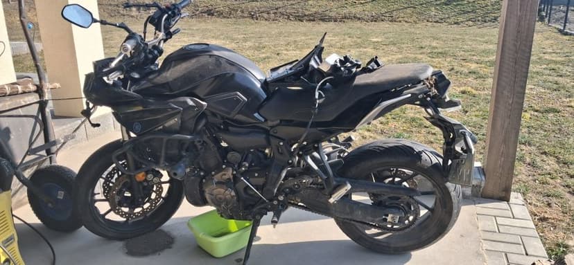 Yamaha MT07 Tracer ABS -  Polski Salon - uszkodzona