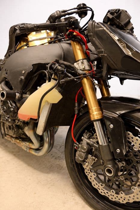 Kawasaki zx10r 4gen 11-15 plastiki czarne zarejestr ninja torowka