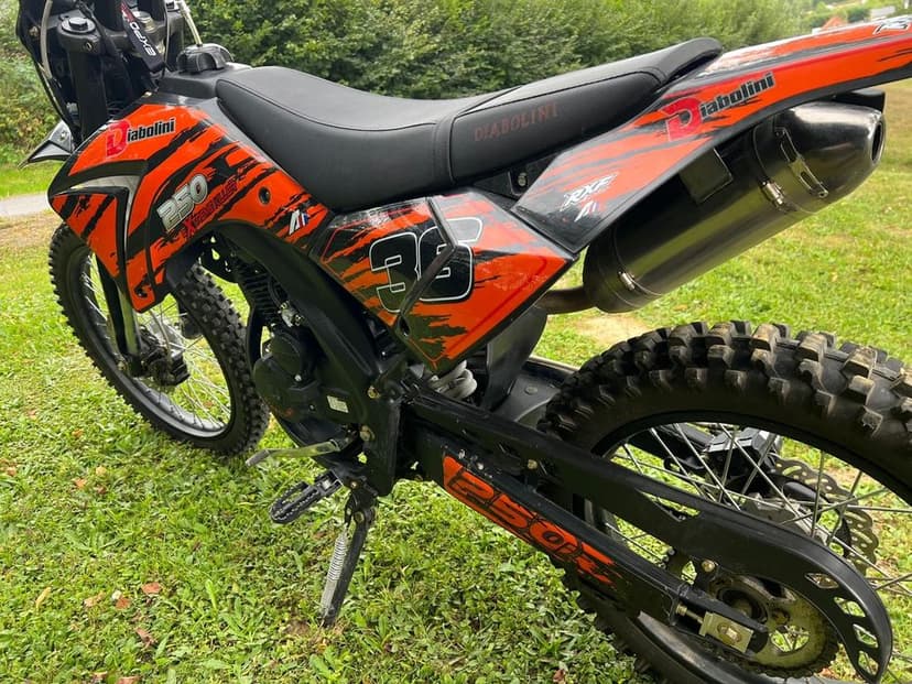 Cross Diabolini 250 mocny duży koła 18/21 asix ktm alfarad