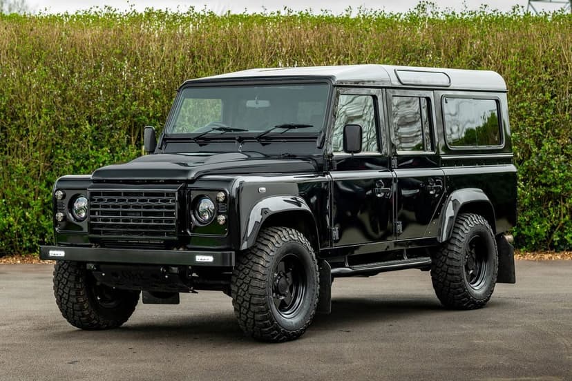 land rover defender 110 03-16 stopnie boczne czarne model styl svx + śruby