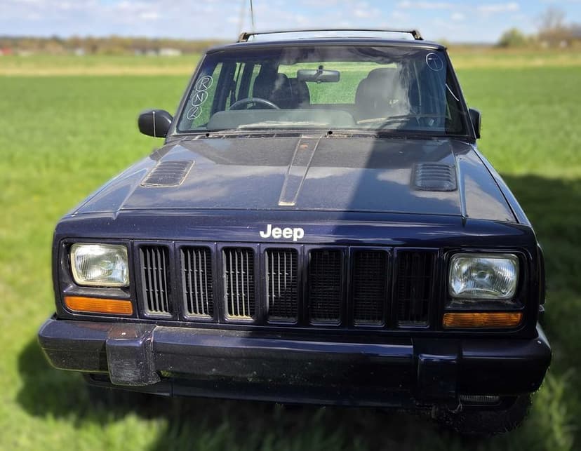 Jeep Cherokee 2.5 td części maska błotnik