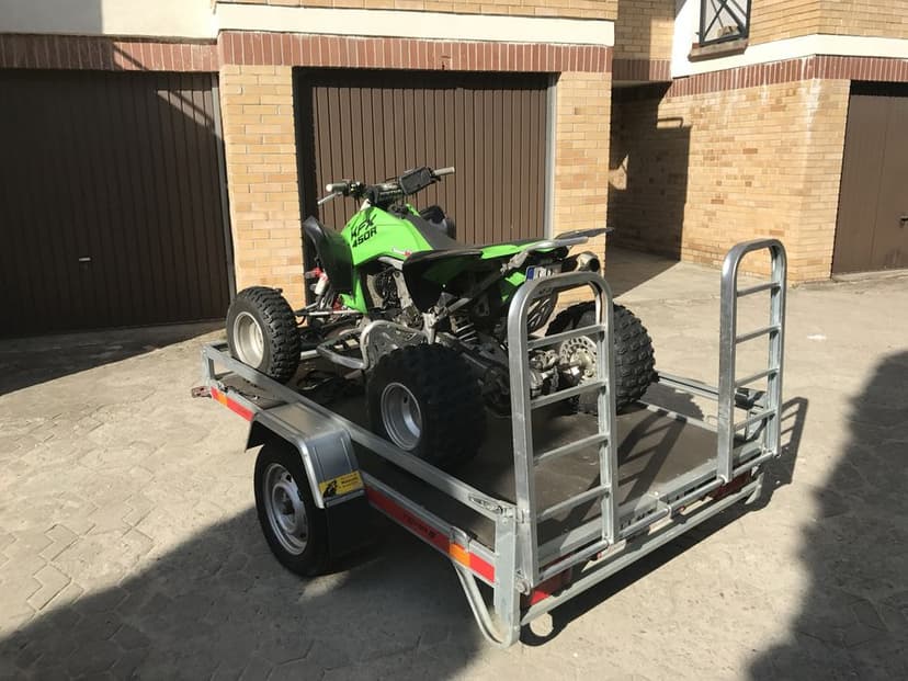 Quad sportowy kawasaki Kfx450R zarejestrowany + przyczepa