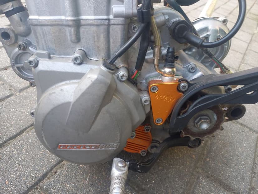 Ktm exc 450 silnik 2015 kolano wydechowe kopka instalacja set