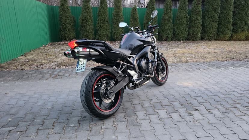 Yamaha FZ6-N 2005r Black Edition, Dominator GP1 + DBkiller medium