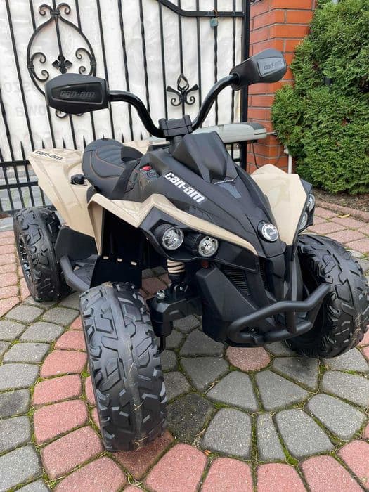 Duży Mocny QUAD Dla dzieci CAN-AM Maverick 24 Volt 2×200 Wat
