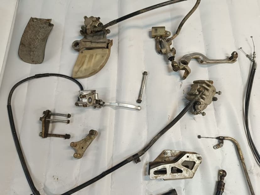 Cześci osłona chłodnica zacisk rolgaz oś Suzuki DRZ DR-Z 400 Y E S SM