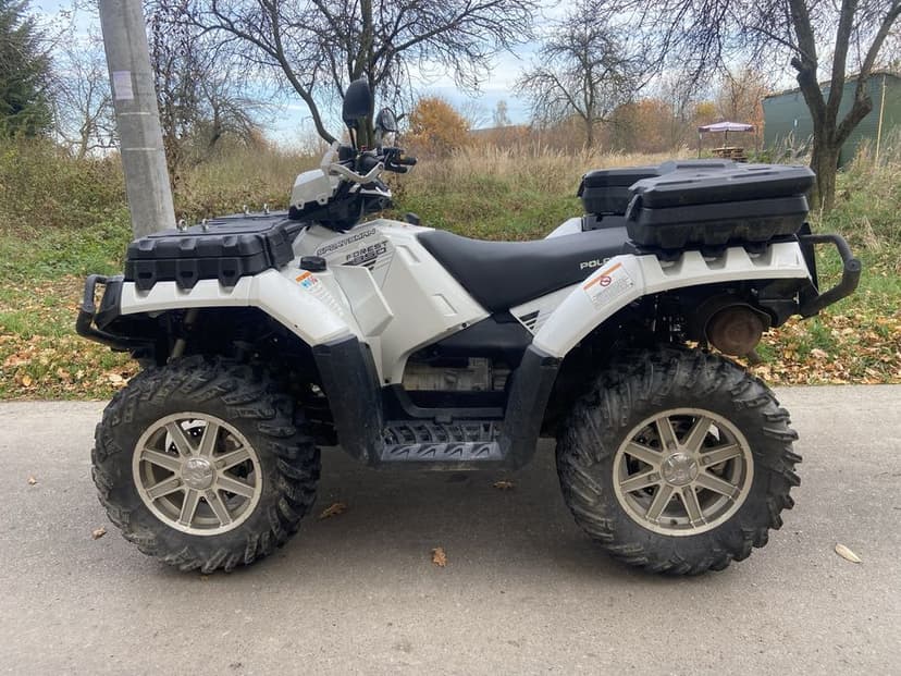 Wahacz lewy prawy zwrotnica amortyzator piasta Polaris sportsman 850