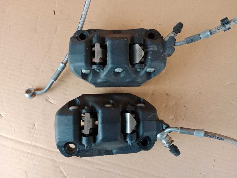 BMW S1000R K63 Zaciski Hamulcowe Przód + Przewody Zacisk Klocki 21-24