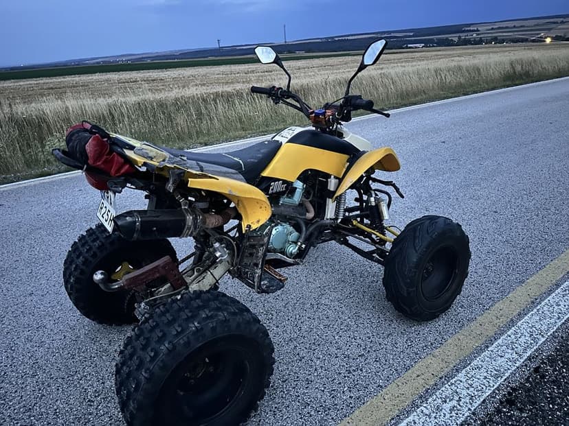 Quad z homologacją 200cm Bashan zarejestrowany
