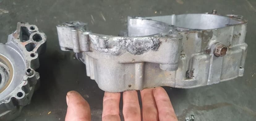 Kartery Karter połówka blok silnik 1997 Kawasaki kx 250 czesci korpus