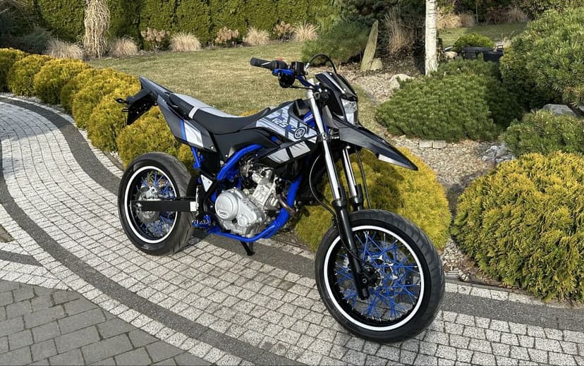 Yamaha WR 125X w idealnym stanie, wydech Giannelli, nowe opony Pirelli