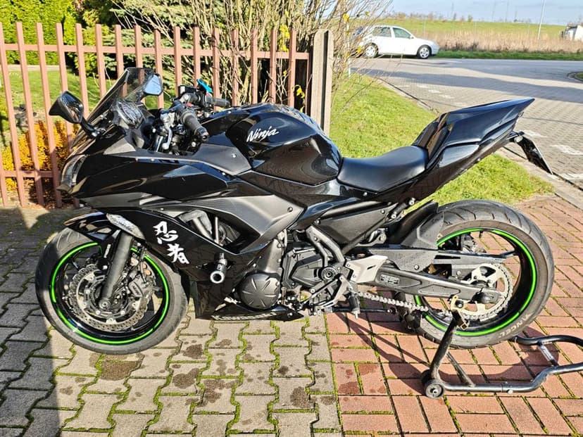Kawasaki ninja 650 zarejestrowany na A2
