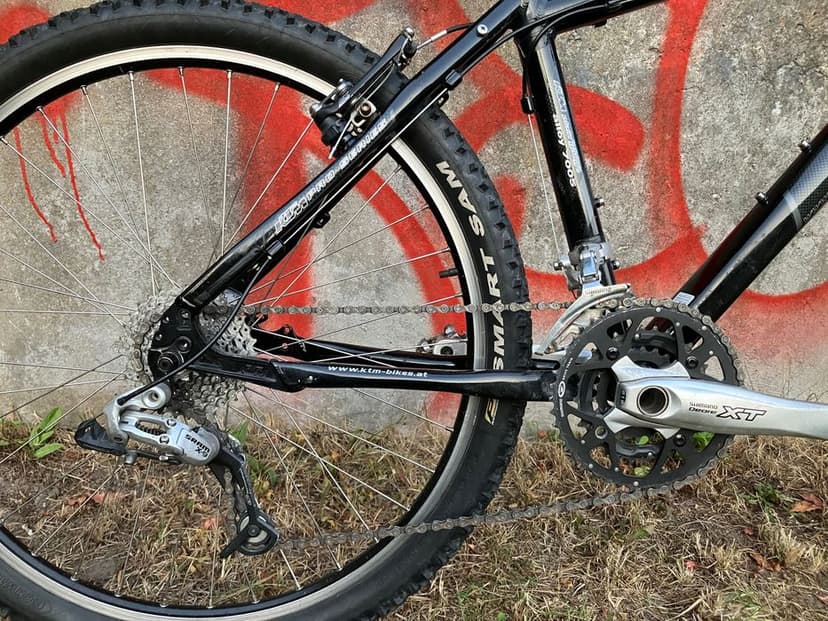 KTM Ultra Fun custom made 11 kg - Manitou Mars XT, Sram X9 - 17 cali