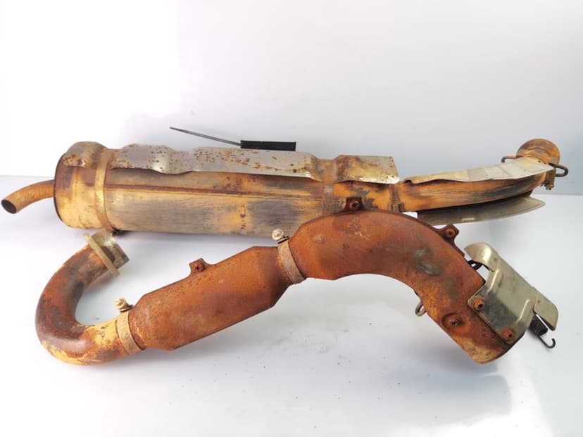 Wydech tłumik kolektor wydechowy yamaha Grizzly 700, 17r