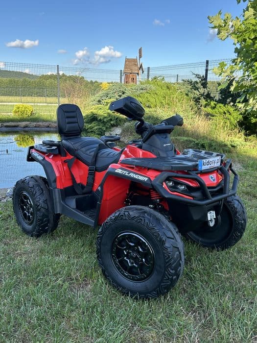 Quad na akumulator Can-Am 24V Outlander ATV 4x200W Miękkie koła