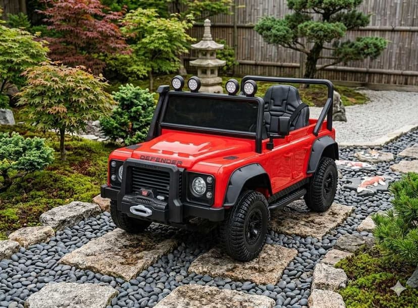 BAWIBUS.PL Autko na akumulator LAND ROVER DEFENDER jeep 2x100 terenowy