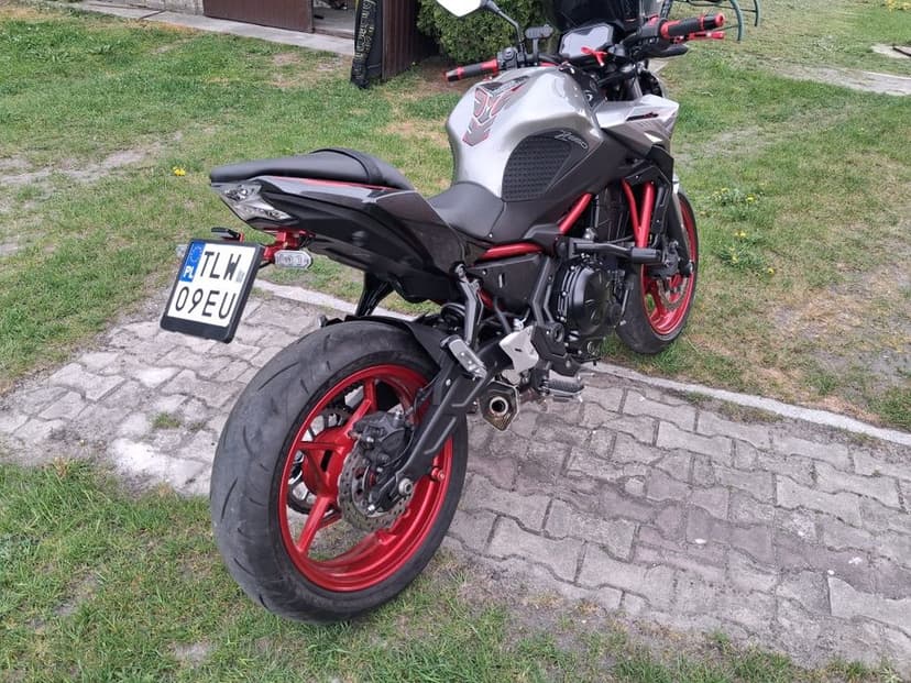 Kawasaki z650 zarejestrowane A2