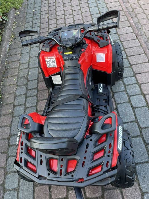 Quad na akumulator Can-Am 24V Outlander ATV 4x200W Miękkie koła