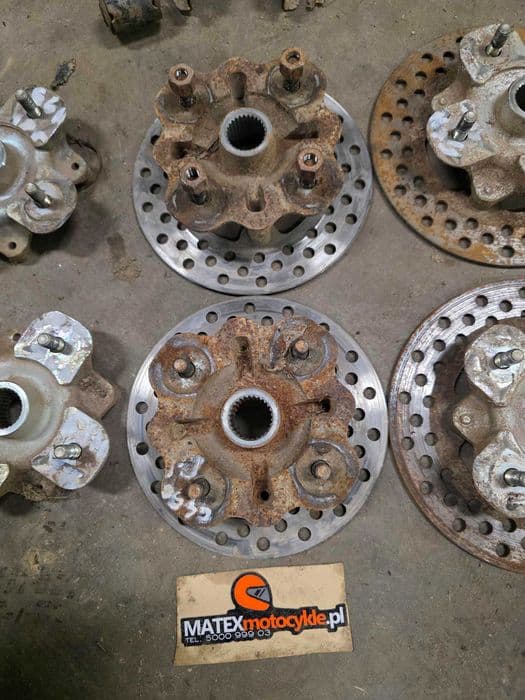 Rama Yamaha Kodiak 450 Serwis Grizzly części Silnik Dyfer wał głowica