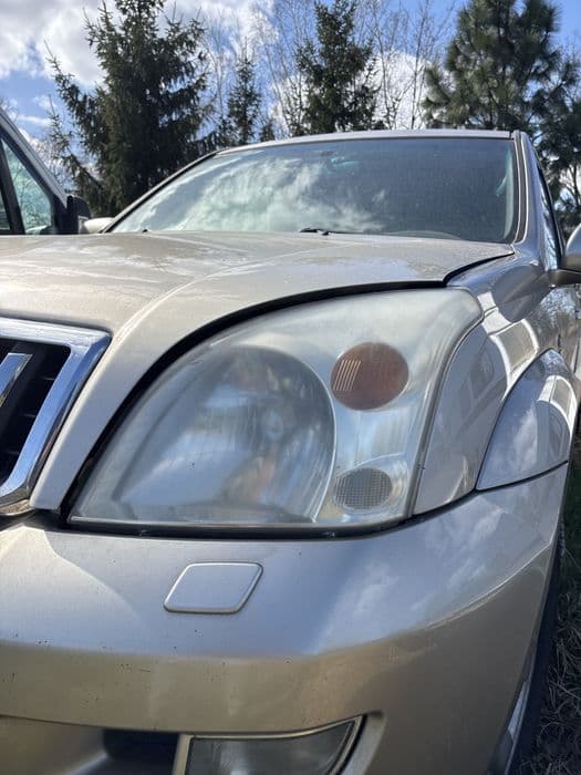 Toyota land cruiser j120 lampa zderzak maska drzwi lusterko klapa koła