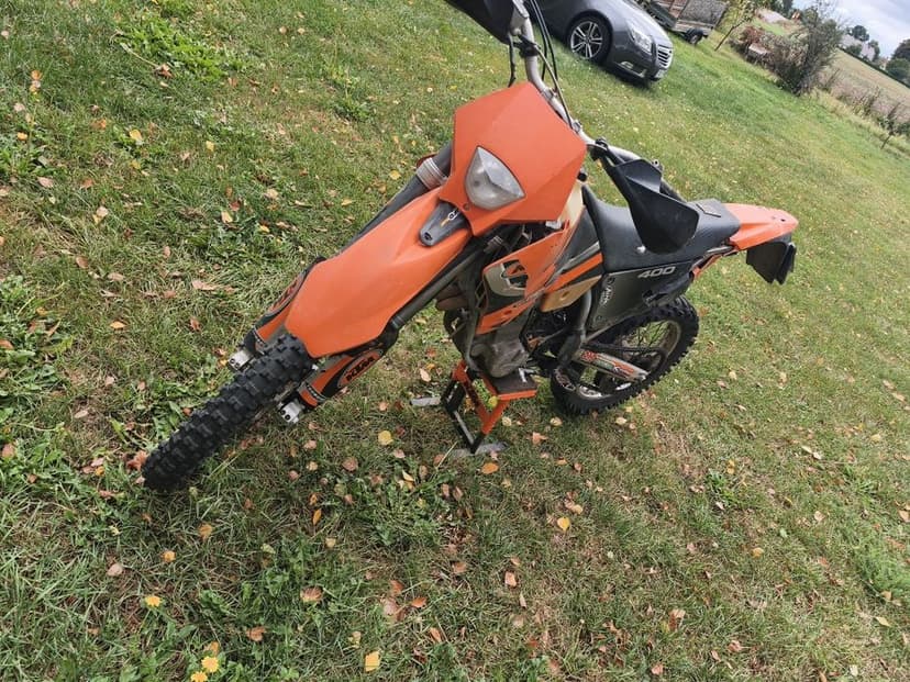 KTM EXC400 – zarejestrowany i ubezpieczony