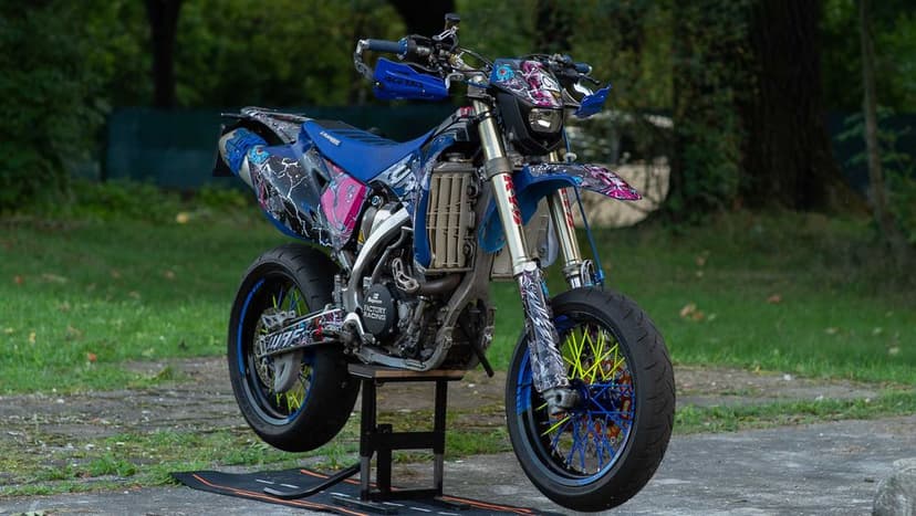 Yamaha WR450F – Supermoto – 2008 r. – gotowa do jazdy
