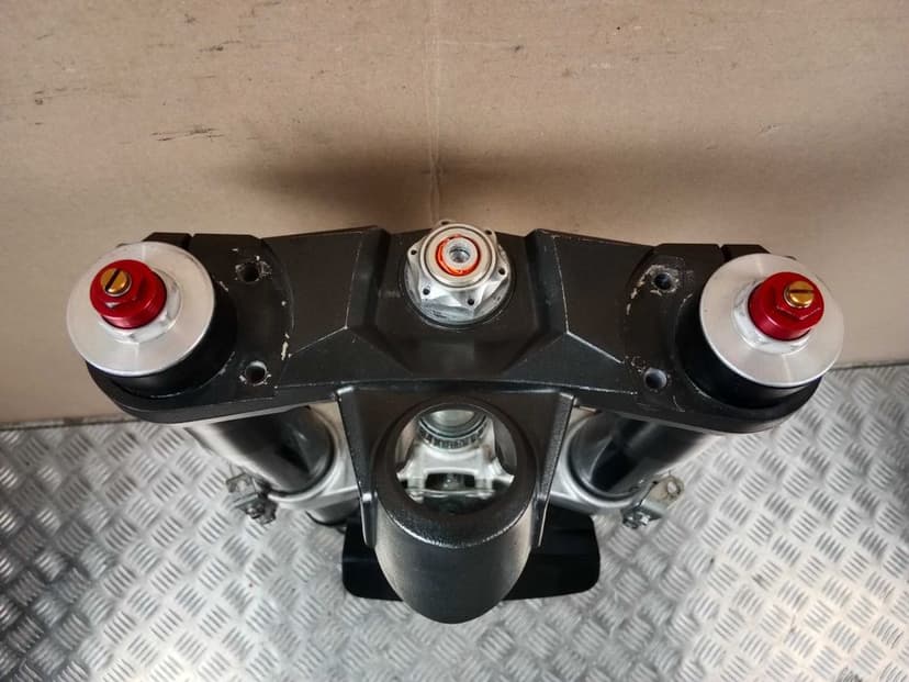 Kawasaki ZX14R Zawieszenie Przód Lagi Laga Prawa Lewa Półki Półka Oś