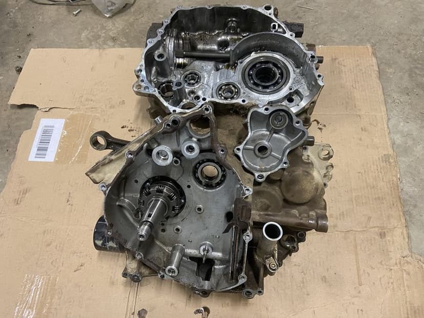 Kartery blok silnika Yamaha grizzly 550/700 wał korbowy korba tłok
