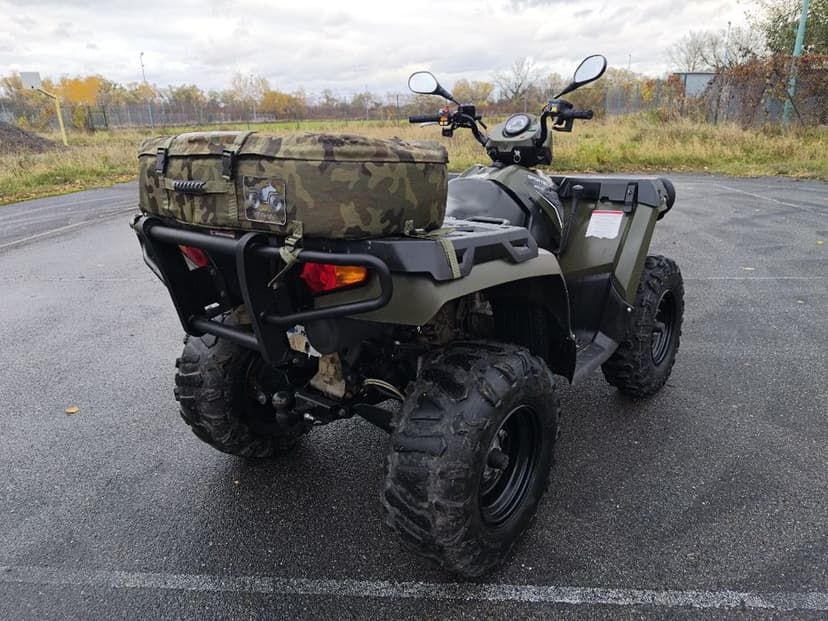 Polaris Sportsman 500 Forest 4x4 Homologacja, pług