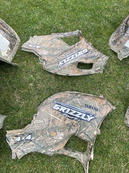Plastiki osłony owiewki boczek Yamaha grizzly 550/700 Camo camouflage