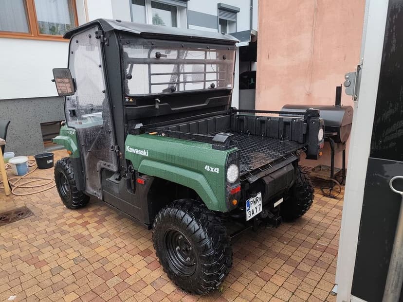 Kawasaki Mule Pro MX 700 pług do śniegu Hilltip Snowstriker Ogrzewanie